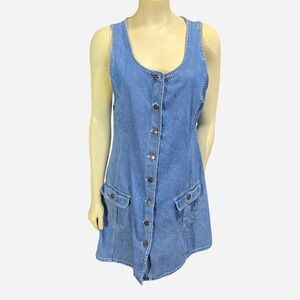 Rafaella denim button up 100% cotton‎